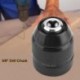 Fekete szín - Önfeszítő kulcsnélküli fúrótokmány 3 pofás fúrótokmány rögzítése 10mm 13mm Két hornyos elektromos