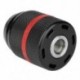 Fekete szín - Önfeszítő kulcsnélküli fúrótokmány 3 pofás fúrótokmány rögzítése 10mm 13mm Két hornyos elektromos