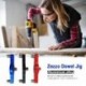 Piros szín - Zezzo Dübel Jig Famegmunkáló lyukasztó 6/8/10 mm Önközpontosító fúrókereső Fa dübelfúró