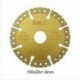 Szín: 100mm - 100/115/125 mm gyémánt vas fűrészlap keményforrasztó vas vágótárcsa fém levágott kerék sarokcsiszoló