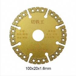 Szín: 100mm - 100/115/125 mm gyémánt vas fűrészlap keményforrasztó vas vágótárcsa fém levágott kerék sarokcsiszoló