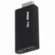 Hordozható PS2-HDMI-kompatibilis 1080P Audio Video Converter kimenethez Támogatja az összes PS2-megjelenítési módot PS2