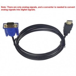 Szín: 1m - 1/1.8/3/5M HDMI-kompatibilis kábel HDMI-kompatibilis VGA HD-vel audioadapterkábellel HDMI-kompatibilis TO VGA