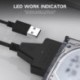 Szín: USB2.0 - SATA - SATA - USB 3.0/2.0 - 7 15 tűs kábelek Külső tápellátás 2,5 Ssd HDD merevlemez SSD átalakító