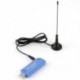 Fekete szín - Sdr Receiver Rtl 2832U Dab Fm Tv Tuner Dvb-T Stick Rtl FC0012 Tv Card Receiver Usb 2.0 Digital Usb Fm Dab Dvb-T