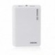 Fehér szín - Nagy kapacitású 10400MAH Méret: 4*18650 Akkumulátor Külső Power Bank héj Mobiltelefon Akkumulátorház
