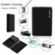 Fekete szín - Nagy kapacitású 10400MAH Méret: 4*18650 Akkumulátor Külső Power Bank héj Mobiltelefon Akkumulátorház