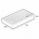 Fekete szín - Nagy kapacitású 10400MAH Méret: 4*18650 Akkumulátor Külső Power Bank héj Mobiltelefon Akkumulátorház