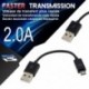 Fekete szín - USB Micro 2.0 kábel 10 cm-es 0,1 M töltő adatvonal Samsung Galaxy S10 Note 8 9 10 iPhone mobiltelefonhoz, PC