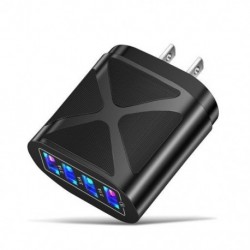 Csatlakozó típusa: US Black - 2.4A USB töltő Gyorstöltés QC 3.0 fali töltés iPhone 12 11 telefonhoz Samsung Xiaomi