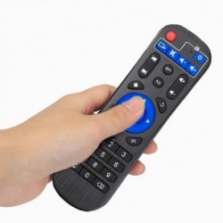 Fekete szín - Univerzális TV BOX távirányító csere Q Plus T95 max/z H96 X96 S912 Android TV BOX médialejátszó