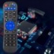 Fekete szín - Univerzális TV BOX távirányító csere Q Plus T95 max/z H96 X96 S912 Android TV BOX médialejátszó