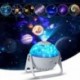 Szín: 1 film - LED Star éjszakai fények Galaxy projektor 360°-ban elforgatható Planetárium csillagos égbolt projektor