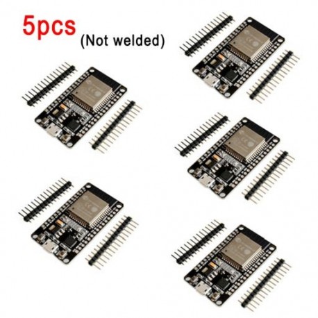 Szín: 5db ESP-32 - ESP32 ESP-32 Fejlesztőkártya Vezeték nélküli WiFi Bluetooth-kompatibilis modul, kétmagos CP2102