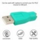 Szín: 5 DB - 1/5db USB dugasz PS/2 aljzathoz adapter átalakító USB csatlakozó PC-hez Sony ps2 billentyűzet egér egerek