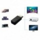 Fekete szín - Fekete ABS kijelzőport DisplayPort DP dugaszoló-mini Displayport aljzat átalakító kábel adapter videó