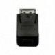 Fekete szín - Fekete ABS kijelzőport DisplayPort DP dugaszoló-mini Displayport aljzat átalakító kábel adapter videó