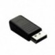 Fekete szín - Fekete ABS kijelzőport DisplayPort DP dugaszoló-mini Displayport aljzat átalakító kábel adapter videó