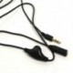 Fekete szín - ÚJ 1 m-es fülhallgató fejhallgató sztereó audio hosszabbító kábele hangerőszabályzóval a hangszóró