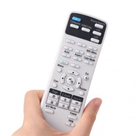 Fehér szín - Kivetítő távirányító FOR Epson EB-C30XE EB-30XE EB-C28SH Eb-x11 EB-S18 EB-S4 EB-X24 EB-S31 EB-W