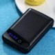 Fekete szín - 18650 Akkumulátor töltő fedél Power Bank tok DIY Box 3 USB portok Digitális LCD kijelző Akkumulátor ház