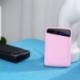 Fekete szín - 18650 Akkumulátor töltő fedél Power Bank tok DIY Box 3 USB portok Digitális LCD kijelző Akkumulátor ház