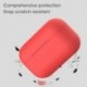Szín: Hawthorn Red - Lovely Coloful Silicone Tpu vezeték nélküli vezeték nélküli fülhallgató tok Airpods Pro-hoz