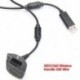 Fekete szín - 1,5 m-es USB töltőkábel Xbox 360 vezeték nélküli játékvezérlőhöz Play töltőkábel töltőkábel