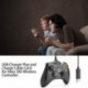 Fekete szín - 1,5 m-es USB töltőkábel Xbox 360 vezeték nélküli játékvezérlőhöz Play töltőkábel jó minőségű