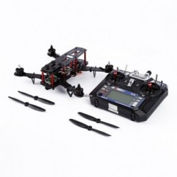 FPV fekete, tartós, tiszta szénszálas 250 mm-es 4 tengelyes repülésvezérlő állvány QAV250 NAZE32-hez Könnyen