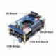 Szín: FPGA IO ventilátor - Kézi Welding Mister USB Hub V2.1 kártya Mister FPGA 7 USB portos IO kártya Terasic DE10-Nano
