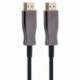 Szín: 20M - HDMI-kompatibilis üvegszálas adatkábel optikai szálas nagyfelbontású kábeltámogatás 2.0 4K@60hz BB