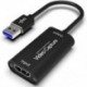 Szín: USB3.0 - Új USB3.0-HDMI-kompatibilis 60 Hz-es Video Mini Design Capture Card Recorder Live Capture Box átalakító