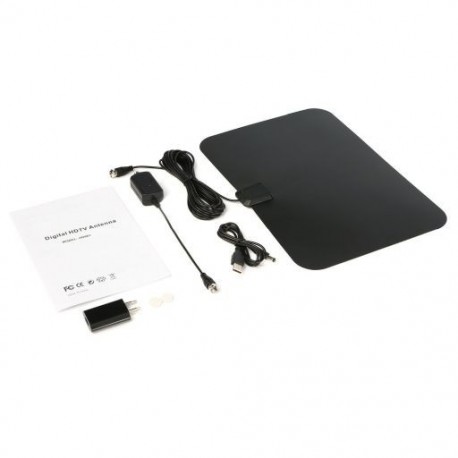 Digtal beltéri erősített HDTV antenna levehető erősítő jelerősítővel UHF VHF USB 10 láb nagy teljesítményű koax
