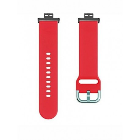 Piros szín - Csere szilikon szíj Huawei karóra FIT eredeti SmartWatch szíj tartozékai 2021 színes csuklópánt karkötő