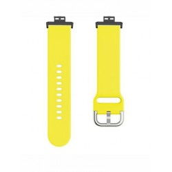 Szín: sárga - Csere szilikon szíj Huawei karóra FIT eredeti SmartWatch szíj tartozékai 2021 színes csuklópántos