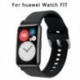 Szín: rózsaszín - Csere szilikon szíj Huawei karóra FIT eredeti SmartWatch szíj tartozékai 2021 színes csuklópánt