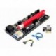Szín: 6 db a készletben - 6 db Legújabb Ver009 Usb 3.0 Pci-E Riser Ver 009S Express 1X 4X 8X 16X Extender Riser Adapter