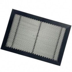 Mérete: 300x200x22mm - Méhsejt munkaasztal CNC lézergravírozó géphez, gyorsvágó szerszámgép fafaragáshoz / bőr/fém