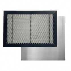 Mérete: 300x200x22mm - Méhsejt munkaasztal CNC lézergravírozó géphez, gyorsvágó szerszámgép fafaragáshoz / bőr/fém