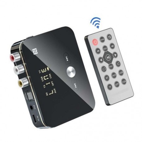 NFC többfunkciós vezeték nélküli adapter 5.0 vevő adó FM sztereó AUX 3,5 mm-es audioadapter optikai vezeték nélküli