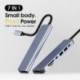 7 az 1-ben USB C hub – 4K HDMI-kompatibilis Type C adapter OTG Thunderbolt 3 dokkoló PD TF SD-vel Macbook Pro/Air iPad XPS