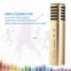 Hordozható Electret Felvevő mikrofon Élő Reverb Hangeffektusok Veszteségmentes mobiltelefon High Fidelity karaoke AUX