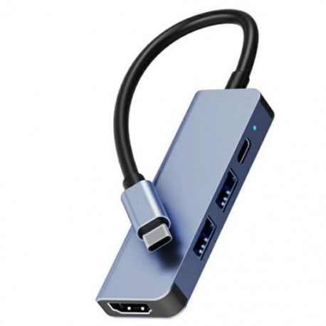 4 az 1-ben C típusú USB 3.0 HUB - USB 4 portos többosztó adapter OTG Type-C HUB Lenovo Macbook Pro PC számítógép