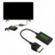 Fekete szín - Konzol Xbox-HDMI-kompatibilis átalakító digitális videó audioadapter XBOX 480P 720P 1080i HDTV monitorhoz