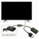Fekete szín - Konzol Xbox-HDMI-kompatibilis átalakító digitális videó audioadapter XBOX 480P 720P 1080i HDTV monitorhoz