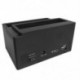 Szín: UK csatlakozó - Mobile Hard Disk Box HDD dokkoló állomás USB 2,5 hüvelykes 3,5 hüvelykes SATAI/II/III IDE Dual