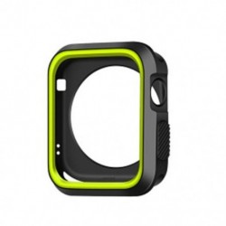 Szín: 38mm - Kétszínű védőburkolat szilikon Apple karórához 2/3 védőtok tok Apple Watch szíjhoz 42mm 38mm Color drop