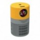 Szín: sárga szürke US - Mini projektor 480*360 támogatás 1080P USB mini fénysugárzó telefonhoz okostelefonhoz házimozi