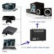 5.1 csatornás audio dekóder SPDIF koaxiális RCA DTS AC3 optikai digitális erősítő analóg átalakító erősítő HD